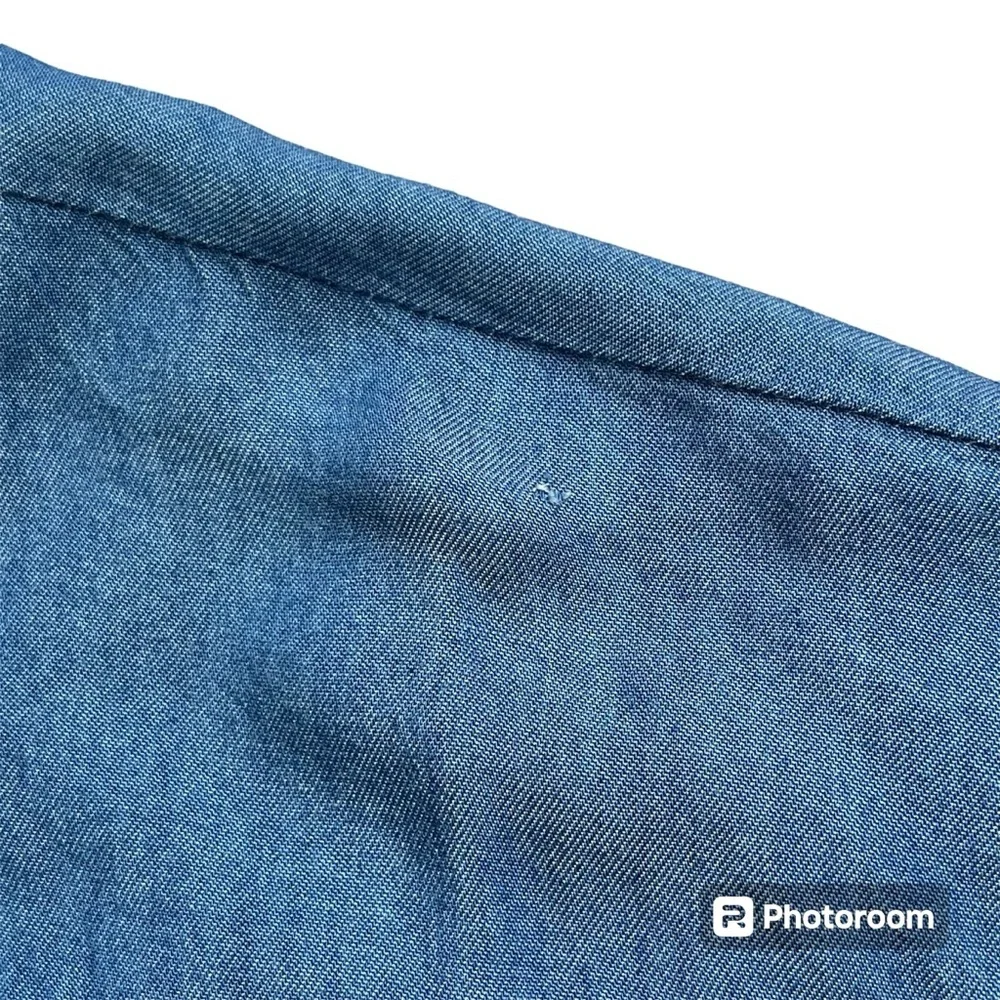 Johnny Was Mareen Kimono XS – Chambray Embroidered Boho Cardigan - Picture 7 of 14